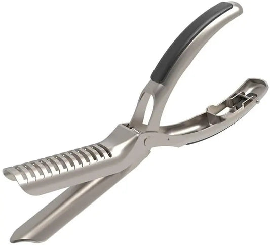 BBQ Rib , Rib Membrane Remover Stainless Steel Tool Kit, with Arc Clamp & Non-Slip Grip, Ergonomic Design for Easy Membrane Removal, Dishwasher Safe BBQ Accessories (1 PC)