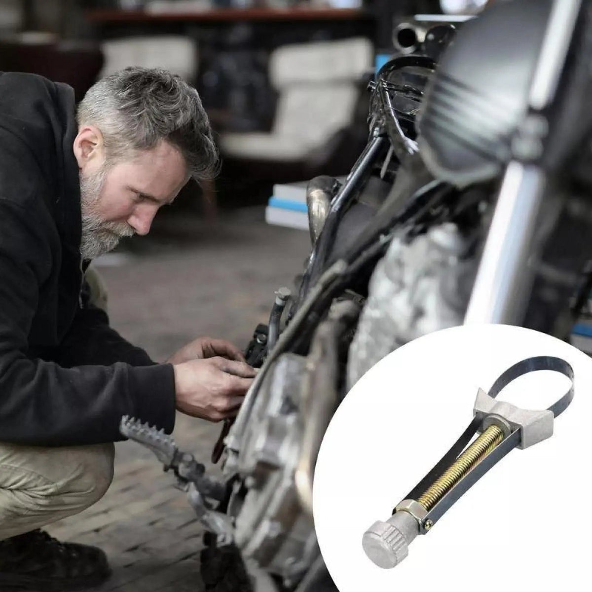NEW Auto Car Diameter Adjustable Oil Filter Removal Strap Wrench Tool,Car Oil Filter Wrench.